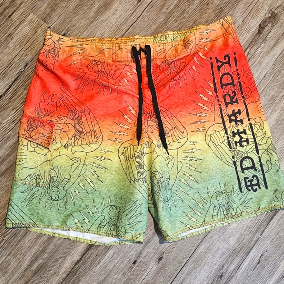 Men's Ed Hardy board shorts - Picture 1 of 5